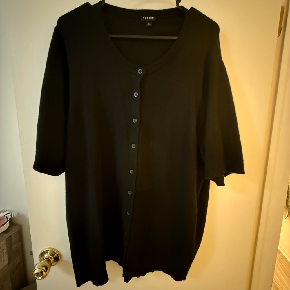 Torrid Charcoal Knit Cardigan